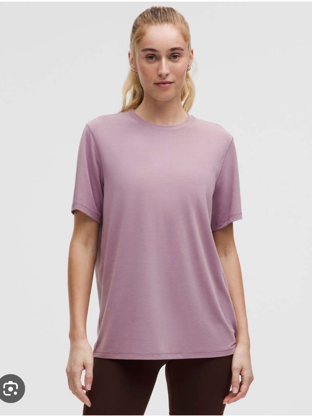 Lululemon Jersey Training T-Shirt in Lavender Lux